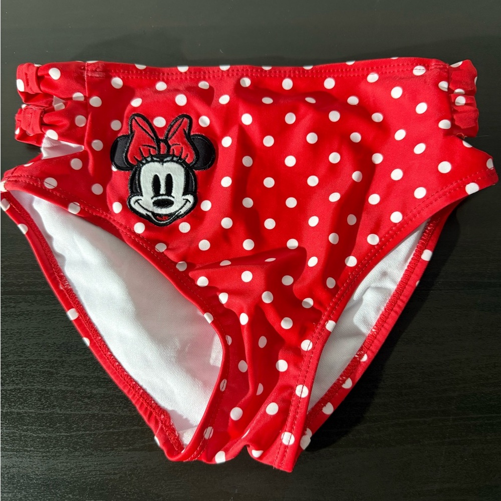 Disney Minnie Red and White Polka Dot Bathing Suit Bottoms